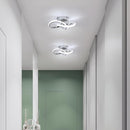 Modern 22W LED Ceiling Light, 6500K Cool White Spiral Flush Mount Fixture Indoor
