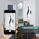 Modern LED Wall Sconce, Black Acrylic 6000K Cool White Hardwired Home Wall Light